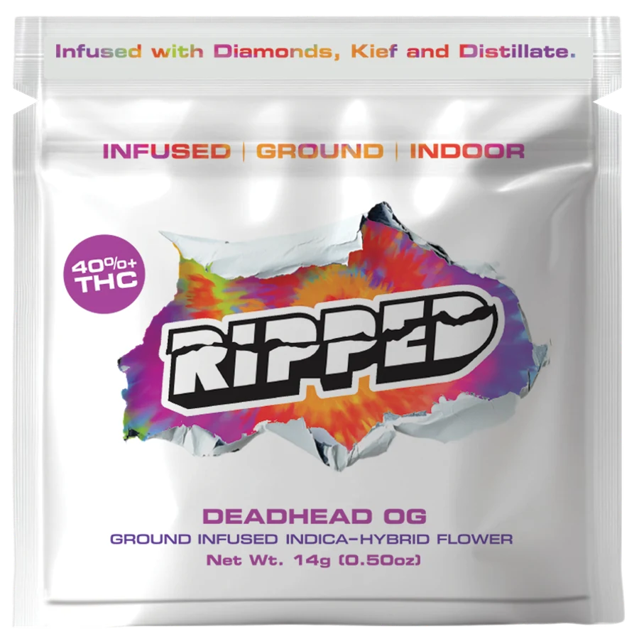 RIPPED Deadhead OG 14g infused flower bag