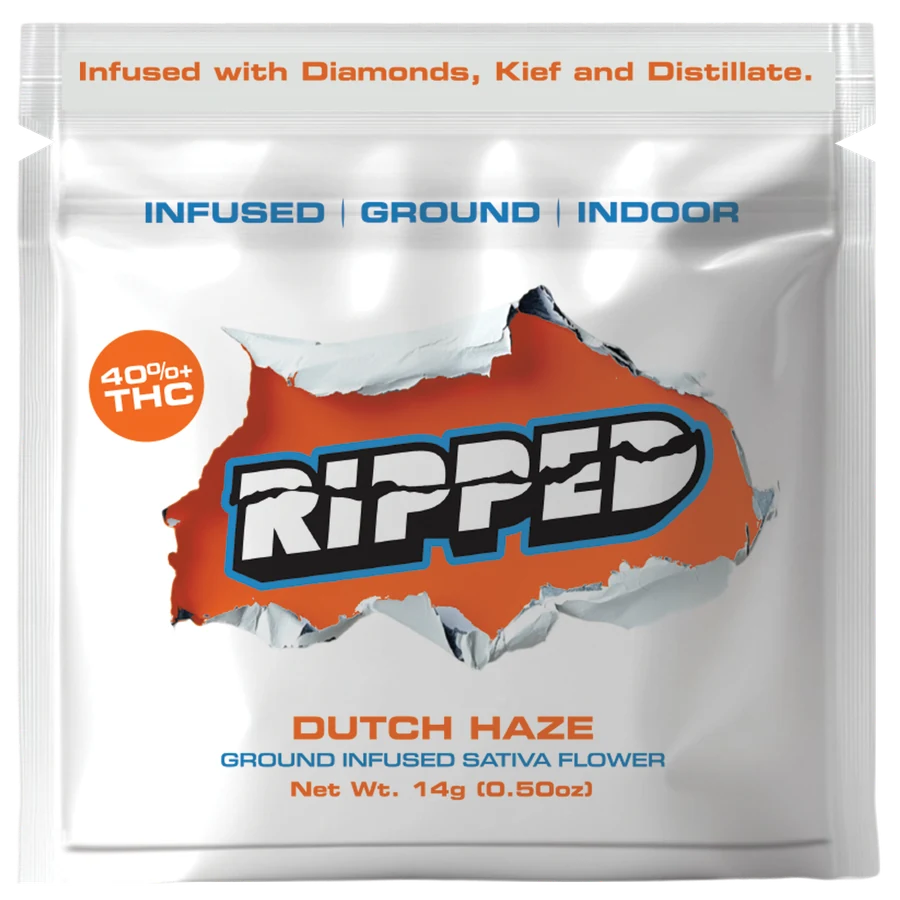 RIPPED Dutch Haze 14g infused flower bag