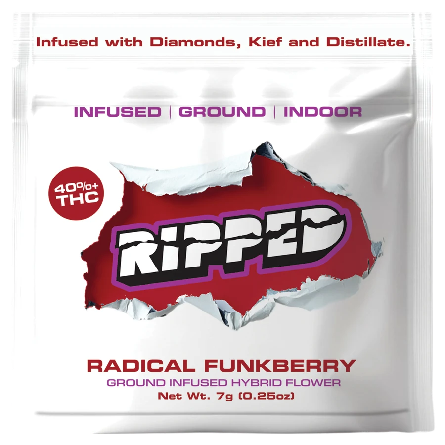 RIPPED Radical Funkberry 7g infused flower bag