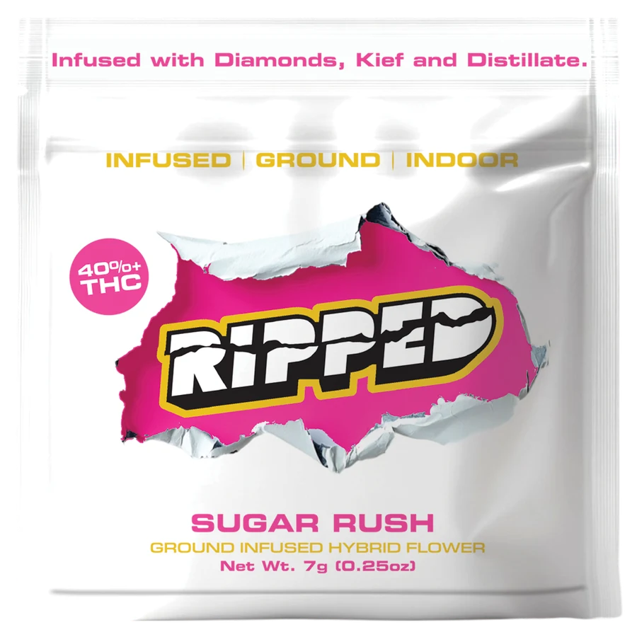 RIPPED Sugar Rush 7g infused flower bag