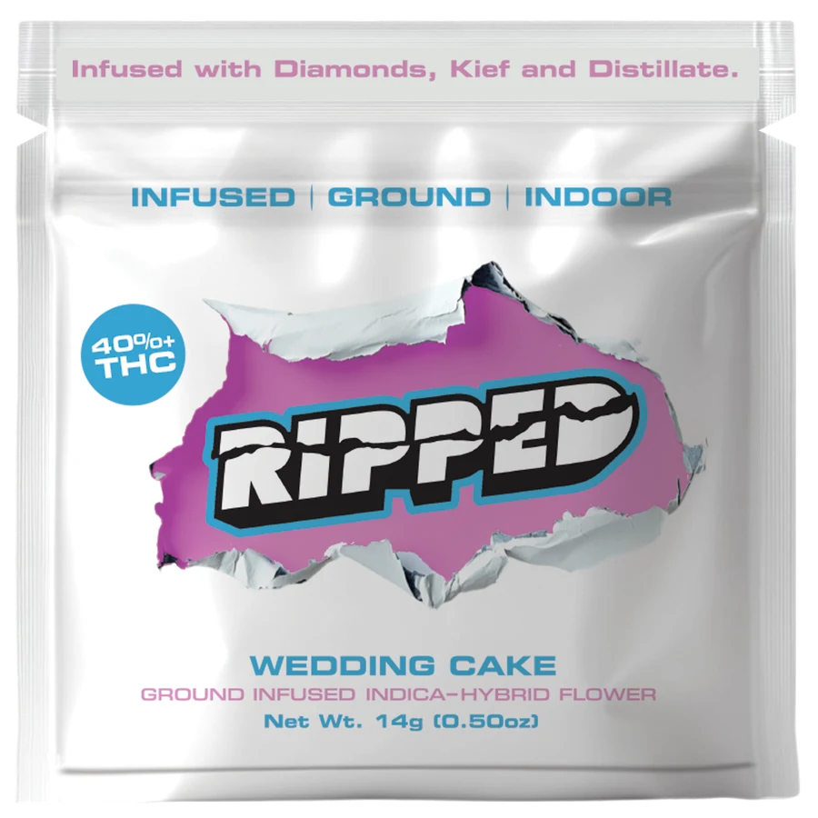 RIPPED Wedding Cake 14g infused flower bag