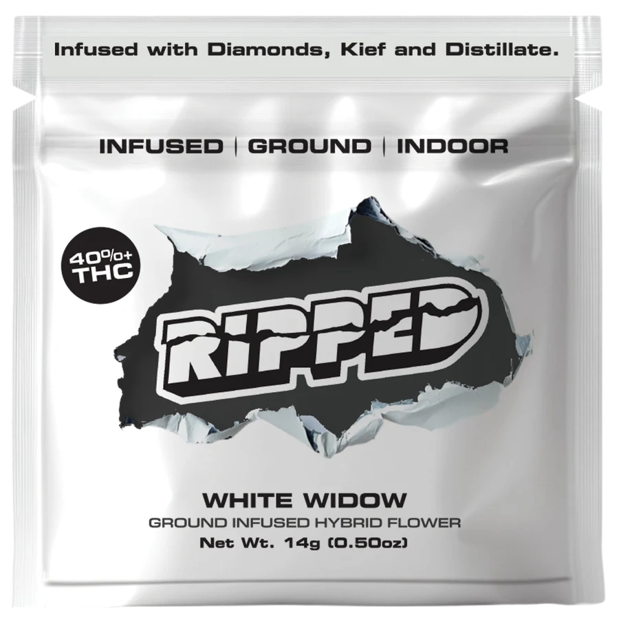 RIPPED White Widow 14g infused flower bag